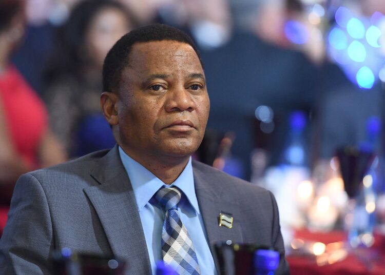 Botswana Vice-President, Slumber Tsogwane