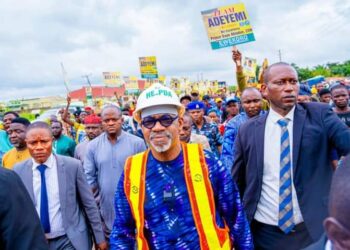 Gov Dapo Abiodun during the flag off