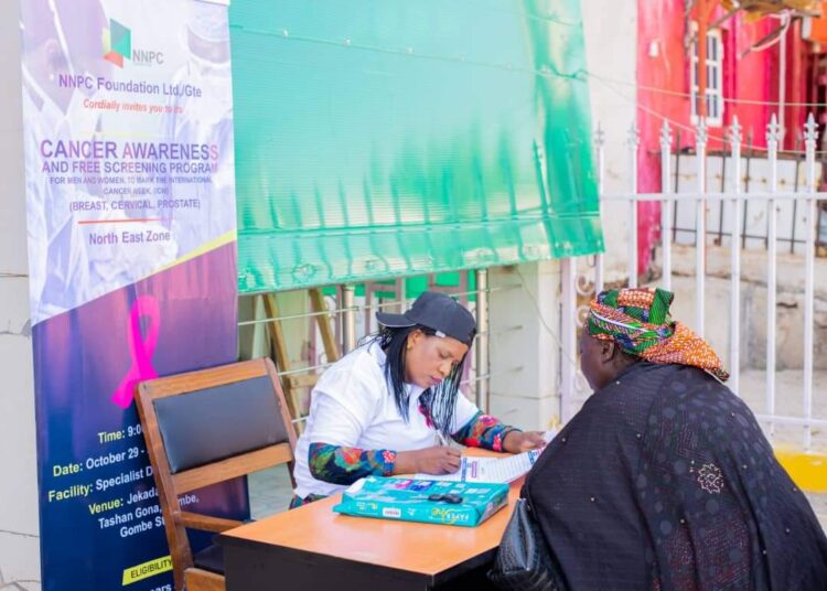 NNPC Ltd  Targets 3,000 Nigerians for Free Cancer Screening