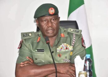 Major General Olufemi Olatubosun Oluyede as the acting Chief of Army Staff (COAS)