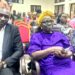 Mrs Babalola widow of the late Olusakin Babalola flanked by her  Sons , Seye and Yinka