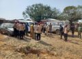 FRSC officials during sensitization campaign to Odo oba