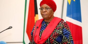 Namibia's first female president