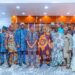 Governor Adeola Adeleke with the representatives of Osun indigens in Cot'de voire