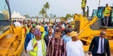 Excitement as Tinubu Flags-Off Reconstruction of Lagos-Sagamu Expressway