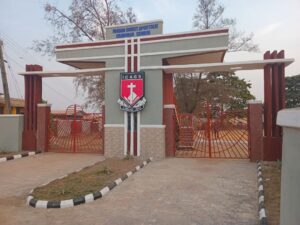 The ultra modern Oba Sir Isaac Babalola Akinyele Memorial Gate