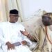 Ogun State Governor Dapo Abiodun and Oba Francis Olusola Alao, Olugbon of Orile Igbon at Olugbon's mum burial in Ile Igbon