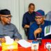 Alhaji Aliko Dangote, President of Dangote Group and Gov Dapo Abiodun of Ogun state