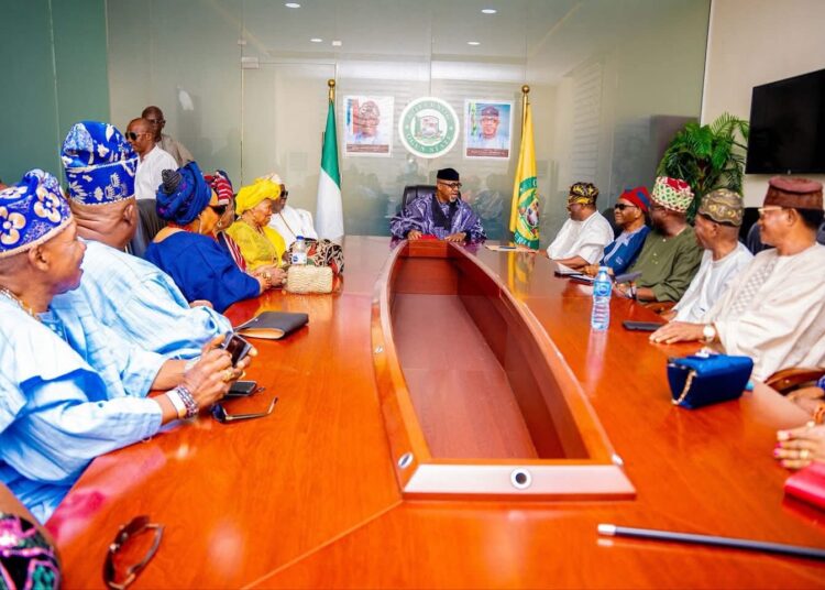 Gov Dapo Abiodun with the Ijebu ode Kingmakers