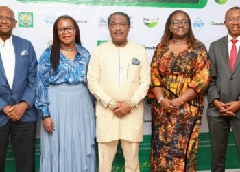 L-R: Dr Wale Fawehinmi, CEO Apercus Consulting; Prof Olayinka David-West, Dean, Lagos Business School; Otunba Bimbo Ashiru, Group Chairman, Odu’a Investment Company Limited; Mrs Olubamiwo Adeosun, Former SSG Oyo State and Lead Consultant, O’BIA Consulting; Mr Abdulrahman Yinusa, GMD/CEO, Odu’a Investment Company Limited at the 2026 Annual Group Directors’ training held yesterday at the Lagos Airport Hotel, Ikeja, Lagos
