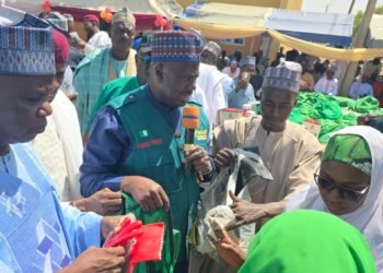 The Minister of State for Agriculture and Food Security, Sen. Dr. Aliyu Sabi Abdullahi, Permanent Secretary of the ministry, Dr. Marcus Ogunbiyi and other participants at the event.