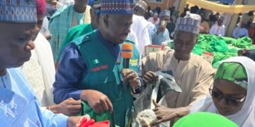 IMG-20260214-WA0062 - National Insight News The Minister of State for Agriculture and Food Security, Sen. Dr. Aliyu Sabi Abdullahi, Permanent Secretary of the ministry, Dr. Marcus Ogunbiyi and other participants at the event.