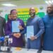 L-R: Mr Abdulrahman Yinusa, Group Managing Director, Odu’a Investment Company Limited, Otunba Bimbo Ashiru, Group Chairman; Mr Tola Talabi, founder and Co Chief Executive Officer, Elektron Energy and Mr Ayomide Oladapo, Executive Director, Commercial Development, Elektron, at the Signing Ceremony of the 50MW Independent Power Plant (IPP)JV  between Odu’a Investment Company Limited and Elektron Limited held at the Odu’a liaison Office, Western House, Lagos State today