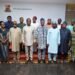 Oyo State Governor, Seyi Makinde (fourth left); his deputy, Barr Bayo Lawal (third left); Secretary to the State Government, Prof Musibau Babatunde (fourth right),  with the members of Oyo State 25 years Tourism Master Plan Committee and 2026 International Tourism Summit Committee, during their inauguration, held at Executive Chamber Governor's Office Secretariat, Ibadan. PHOTO: Oyo Gov's Media Unit.
