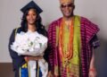 Soun of Ogbomosoland, Oba Ghandi Afolabi Olaoye, Orumogege III and  his daughter, Princess Toluni Ghandi-Olaoye,