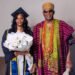 Soun of Ogbomosoland, Oba Ghandi Afolabi Olaoye, Orumogege III and  his daughter, Princess Toluni Ghandi-Olaoye,