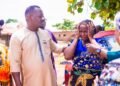 Adegbite consoling one of the victim's relative