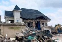 Oyo Demolishes Building Used as Criminal Hideout, Arms Cache in Ibadan