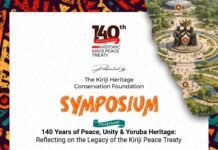 Ibadan to Host Global Symposium on 140 Years of the Historic Kiriji Peace Treaty