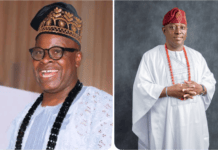 KTJ Congratulates Dotun Sanusi on Elevation as Gbonka Olubadan