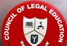Council of Legal Education Names 122 Universities Approved to Offer Law, Places Lead City, Baze, Police Academy on Admission Moratorium