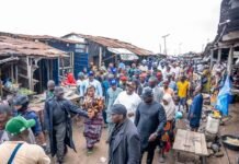 Senator Sharafadeen Abiodun Alli Visits Oranyan Market, Donates ₦50 Million to Fire Victims