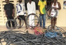 FCT Police Arrest 10 Suspected Vandals, Recover Armoured Cables, Solar Street Light