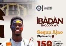 Segun Ajao, Mystro Artz Targets Guinness World Record with 150-Hour Marathon Drawing Attempt