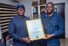 NISCN Confers Senior Safety Advocate Title on Lagos Safety Commission DG, Lanre Mojola