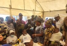 Shina Peller Flags Off Free Healthcare Tour in Oyo North, Begins in Iseyin